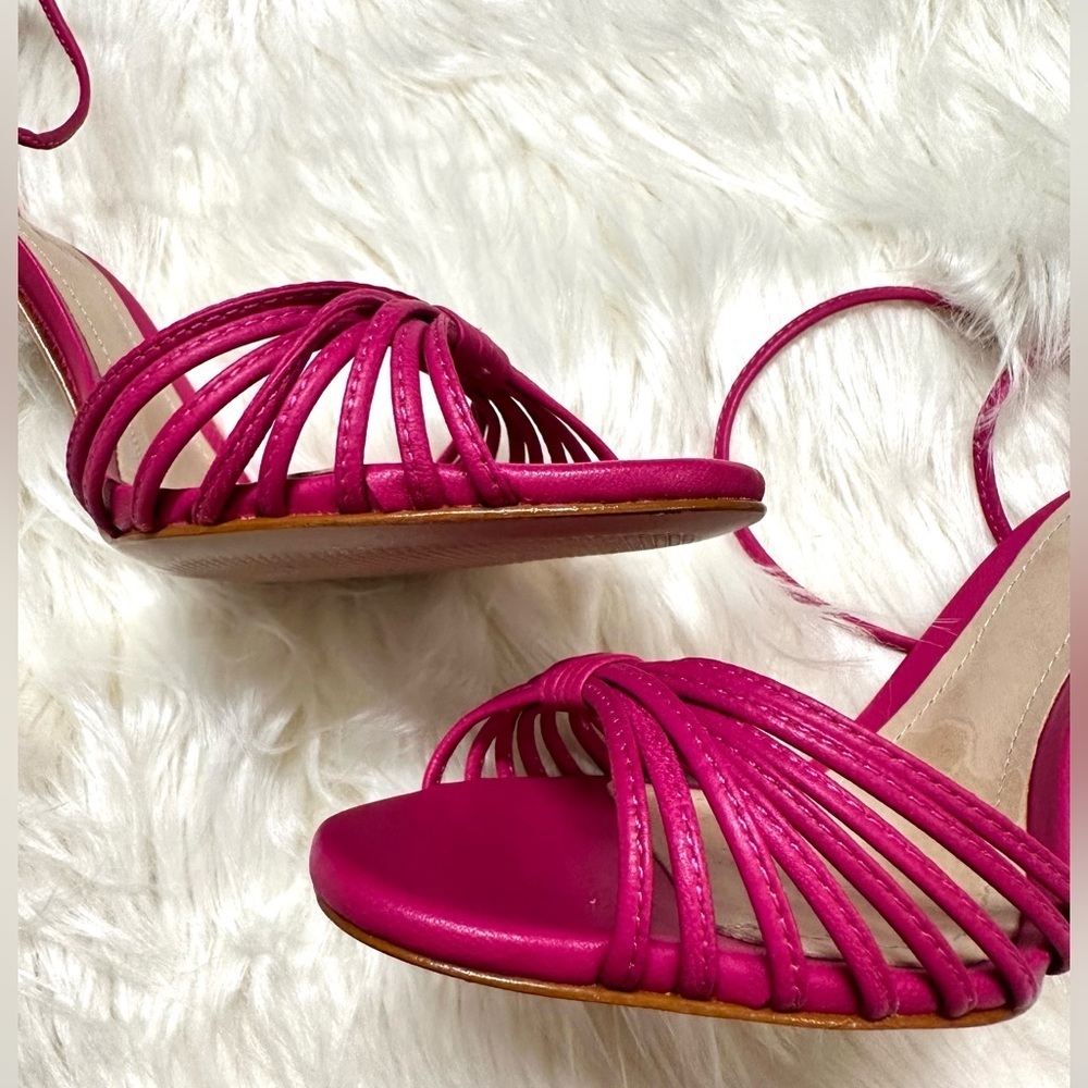 Schutz Dive Nappa Leather Hot Pink - Nappa Leather Size 7 - Picture 12 of 13